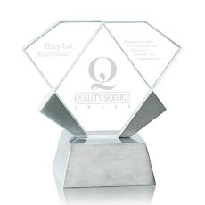 Employee Gifts - Bawden Starfire/Aluminum Crystal Award