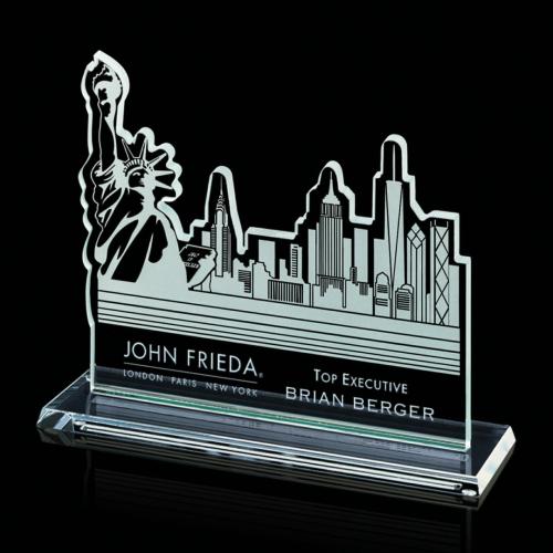 Corporate Awards - Glass Awards - Skyline New York Abstract / Misc Glass Award