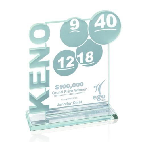 Corporate Awards - Glass Awards - Keno Abstract / Misc Glass Award