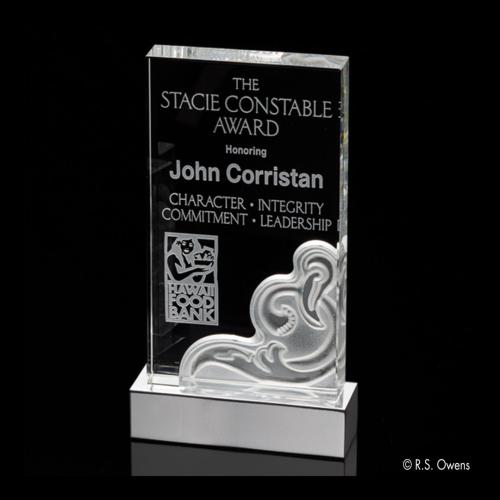 Corporate Awards - Tribute Rectangle Crystal Award