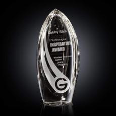 Employee Gifts - Aspire Optical Flame Crystal Award