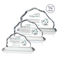 Petersen Full Color Clear Crystal Award - Full Color Awards