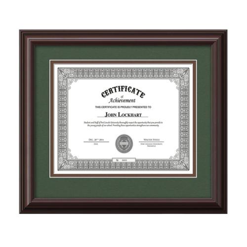 Corporate Recognition Gifts - Picture Frames - Cottingham - Mahogany