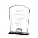 Spencer Arch & Crescent Crystal Award