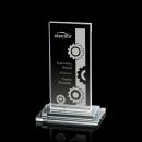 Santorini Clear Rectangle Crystal Award