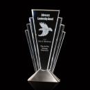 Valiant Silver Obelisk Crystal Award
