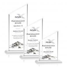 Employee Gifts - Conacher Full Color White Peak Crystal Award