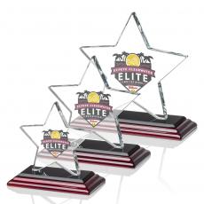Employee Gifts - Sudbury Full Color Albion Star Crystal Award