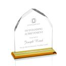 Montibello Amber Arch & Crescent Crystal Award