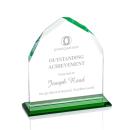 Montibello Green  Arch & Crescent Crystal Award