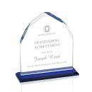 Montibello Blue  Arch & Crescent Crystal Award