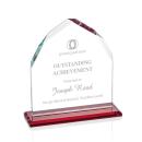 Montibello Red Arch & Crescent Crystal Award
