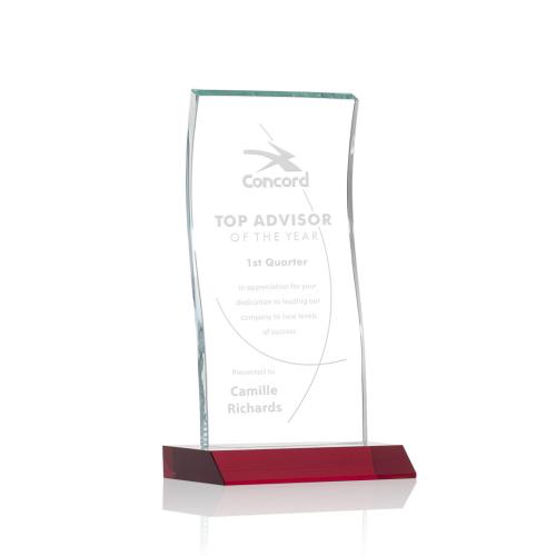 Corporate Awards - Edmonton Red Rectangle Crystal Award