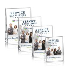 Miranda Full Color Rectangle Crystal Award - Crystal Awards