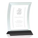 Dominga Jade/Black Arch & Crescent Glass Award