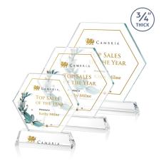 Ralston Full Color Clear Crystal Award - Crystal Awards