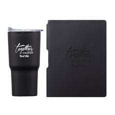 Employee Gifts - Eccolo Groove Journal/Bexley Tumbler Gift Set