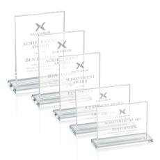 Employee Gifts - Algoma Starfire 3/8" Rectangle Crystal Award