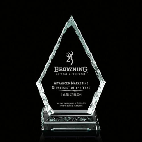 Corporate Awards - Iceberg Arrowhead Starfire Crystal Award