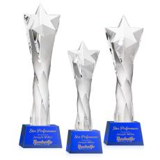 Employee Gifts - Arlington Blue on Robson Base Star Crystal Award