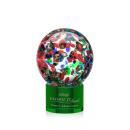 Fantasia Green on Marvel Base Spheres Glass Award