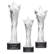 Employee Gifts - Arlington Black on Paragon Base Star Crystal Award