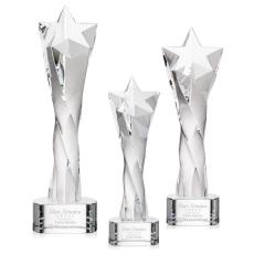 Employee Gifts - Arlington Clear on Paragon Base Star Crystal Award