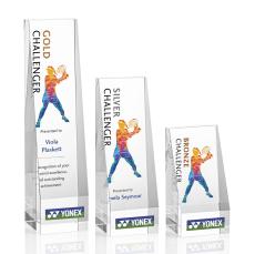 Belleville Full Color Obelisk Crystal Award - Full Color Awards