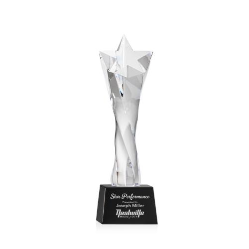 Corporate Awards - Arlington Black on Robson Base Star Crystal Award