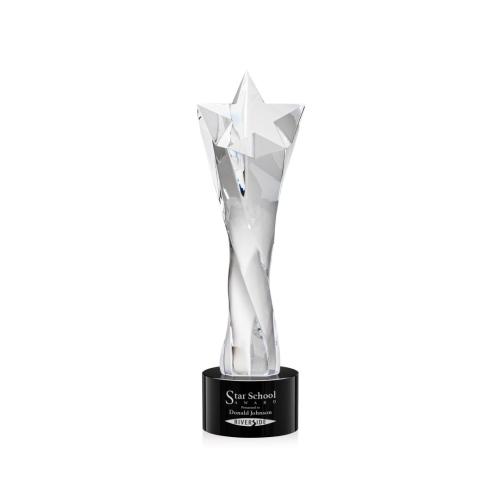 Corporate Awards - Arlington Black on Marvel Base Star Crystal Award