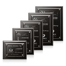 Employee Gifts - Caledon Plaque - Black/Silver
