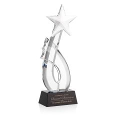 Employee Gifts - Odessa Shooting Black Star Crystal Award