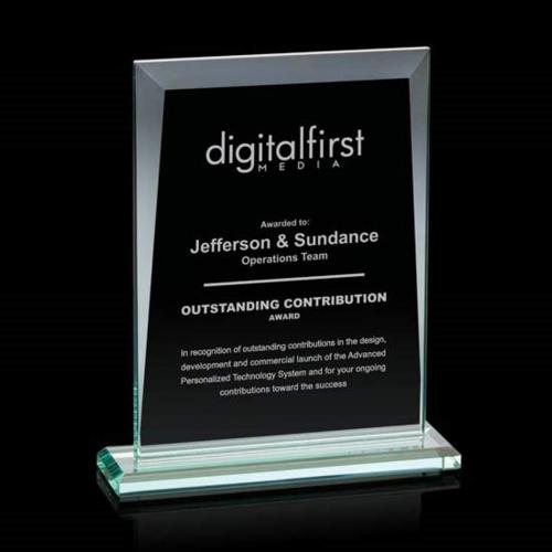 Corporate Awards - Glass Awards - Sullivan Rectangle Glass Award