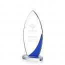 Harrah Blue Arch & Crescent Crystal Award