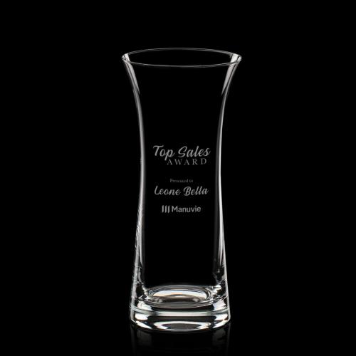 Corporate Awards - Crystal Awards - Vase and Bowl Awards - Gillingham Vase