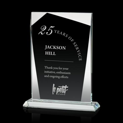 Corporate Awards - Shamrock Rectangle Crystal Award