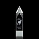 Coventry 3D White Obelisk Crystal Award