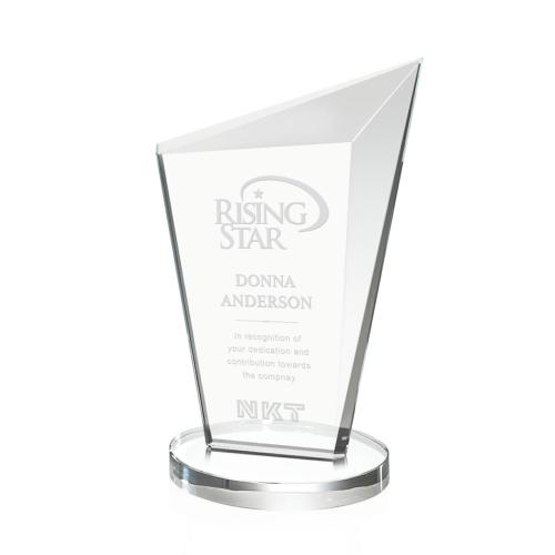 Corporate Awards - Sales Awards - Wiltshire Starfire Peak Crystal Award