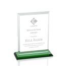 Denison Green  Rectangle Crystal Award