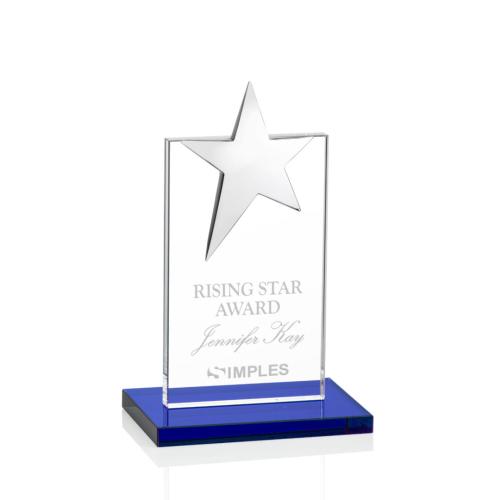 Corporate Awards - Bryanston Blue  Star Crystal Award