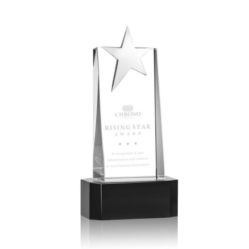 Corporate Awards - Fanshaw Star on Base - Black