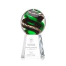 Zodiac Spheres on Celestina Base Glass Award