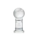 Golf Ball Spheres on Colverstone Base Crystal Award