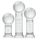 Golf Ball Spheres on Colverstone Base Crystal Award