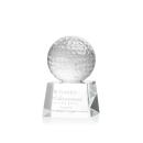 Golf Ball Spheres on Robson Base Crystal Award