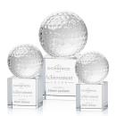Golf Ball Spheres on Granby Base Crystal Award