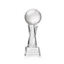 Golf Ball Clear on Grafton Base Spheres Crystal Award