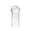 Golf Ball Spheres on Dakota Base Crystal Award