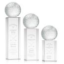 Golf Ball Spheres on Dakota Base Crystal Award