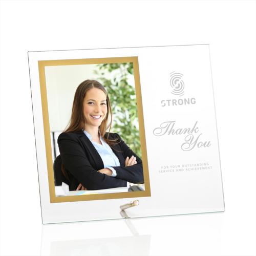 Corporate Recognition Gifts - Picture Frames - Cadwell Frame - Gold 
